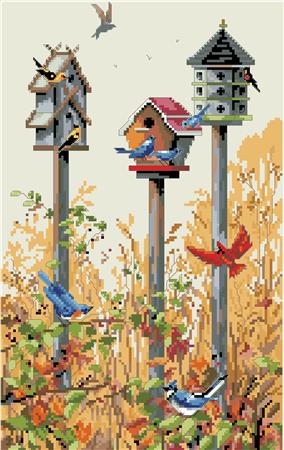 Birdhouse Trio